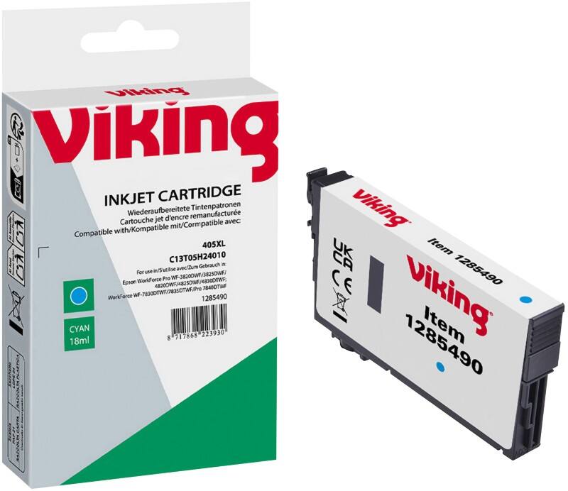 Cartouche jet d’encre Viking C13T05H24010 Compatible NE-RT405XLC Cyan