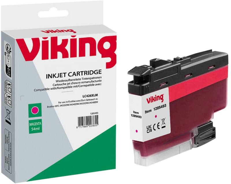 Cartouche jet d’encre Viking LC-426XLM Compatible NB-RLC426XLM Magenta