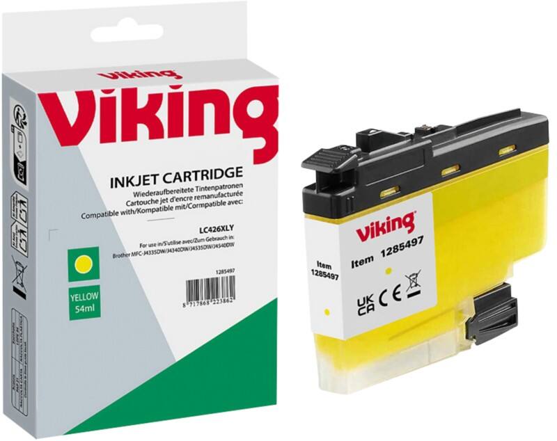 Cartouche jet d’encre Viking LC-426XLY Compatible NB-RLC426XLY Jaune
