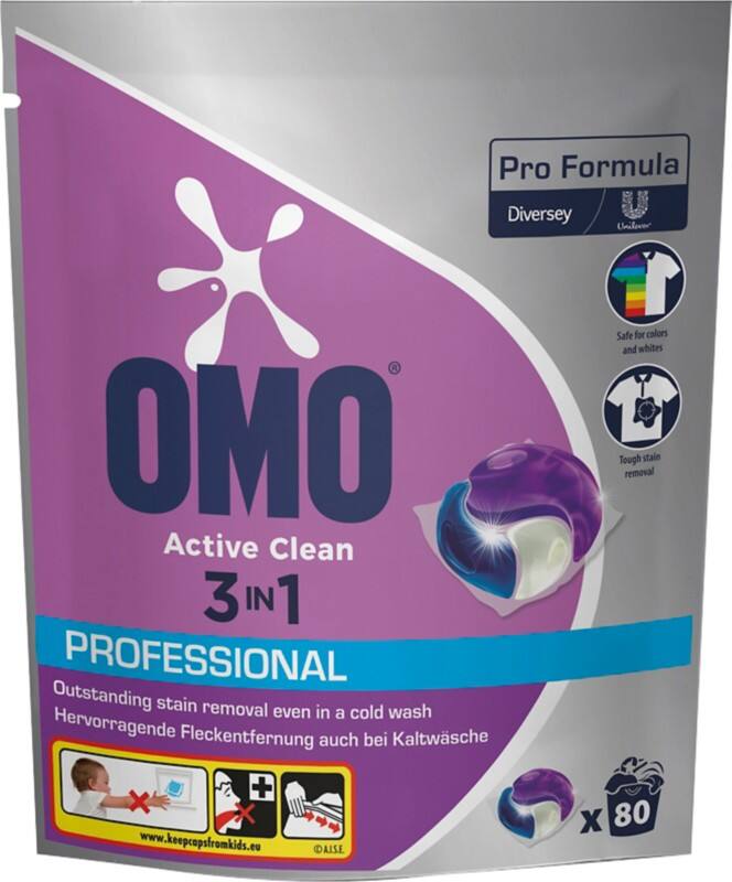 Lessive en capsules Omo 80 unités