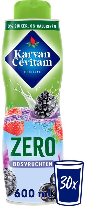 Sirop Karvan Cevitam Zero Fruits des bois 600 ml