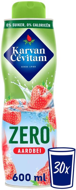 Sirop Karvan Cevitam Zero Fraise 600 ml