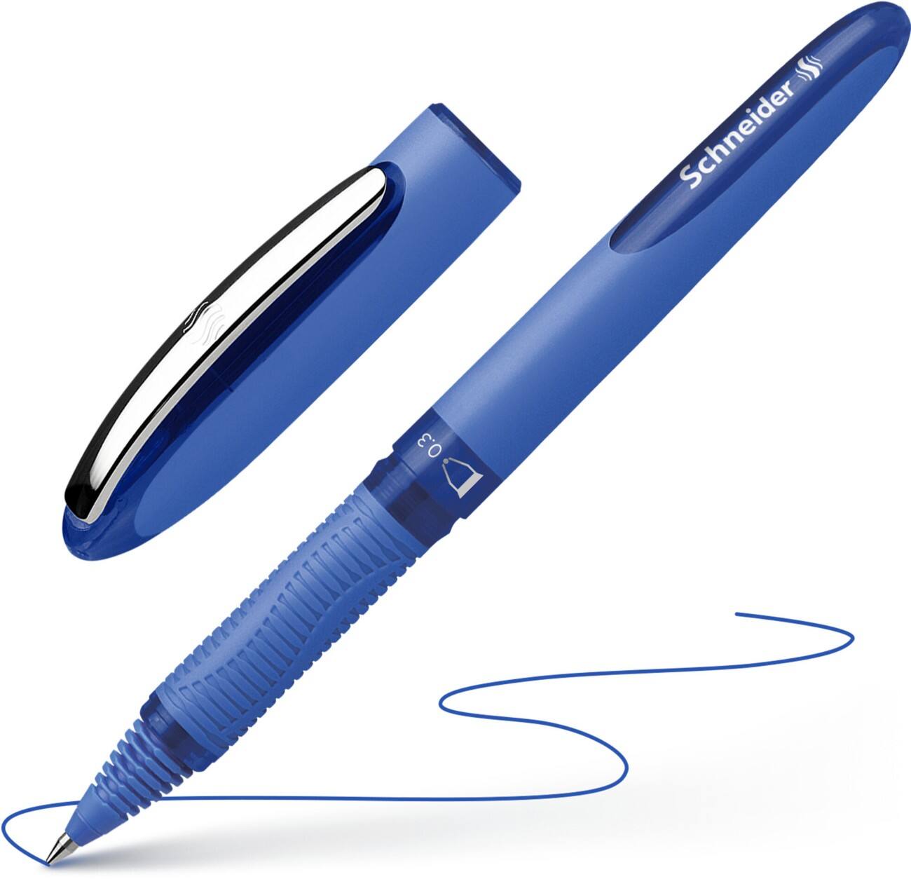 Stylo roller Schneider One Hybrid C 03 Bleu 0.3 mm Fin Rollerball