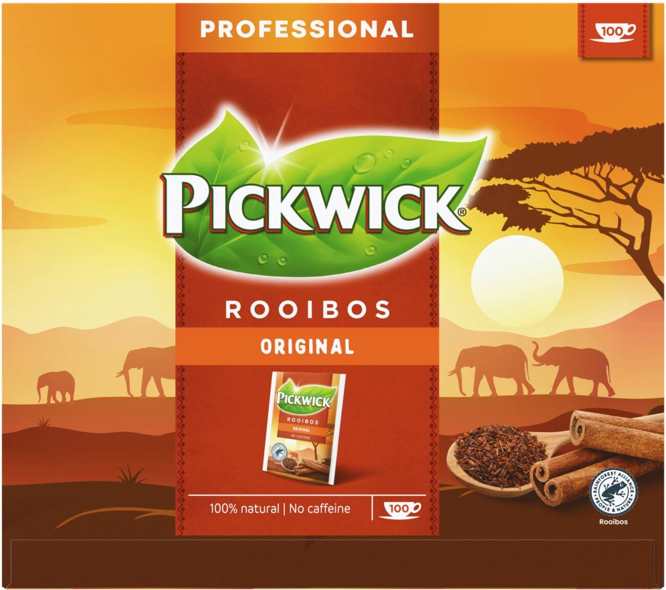 Thé Pickwick Original Rooibos Sacs 100 unités