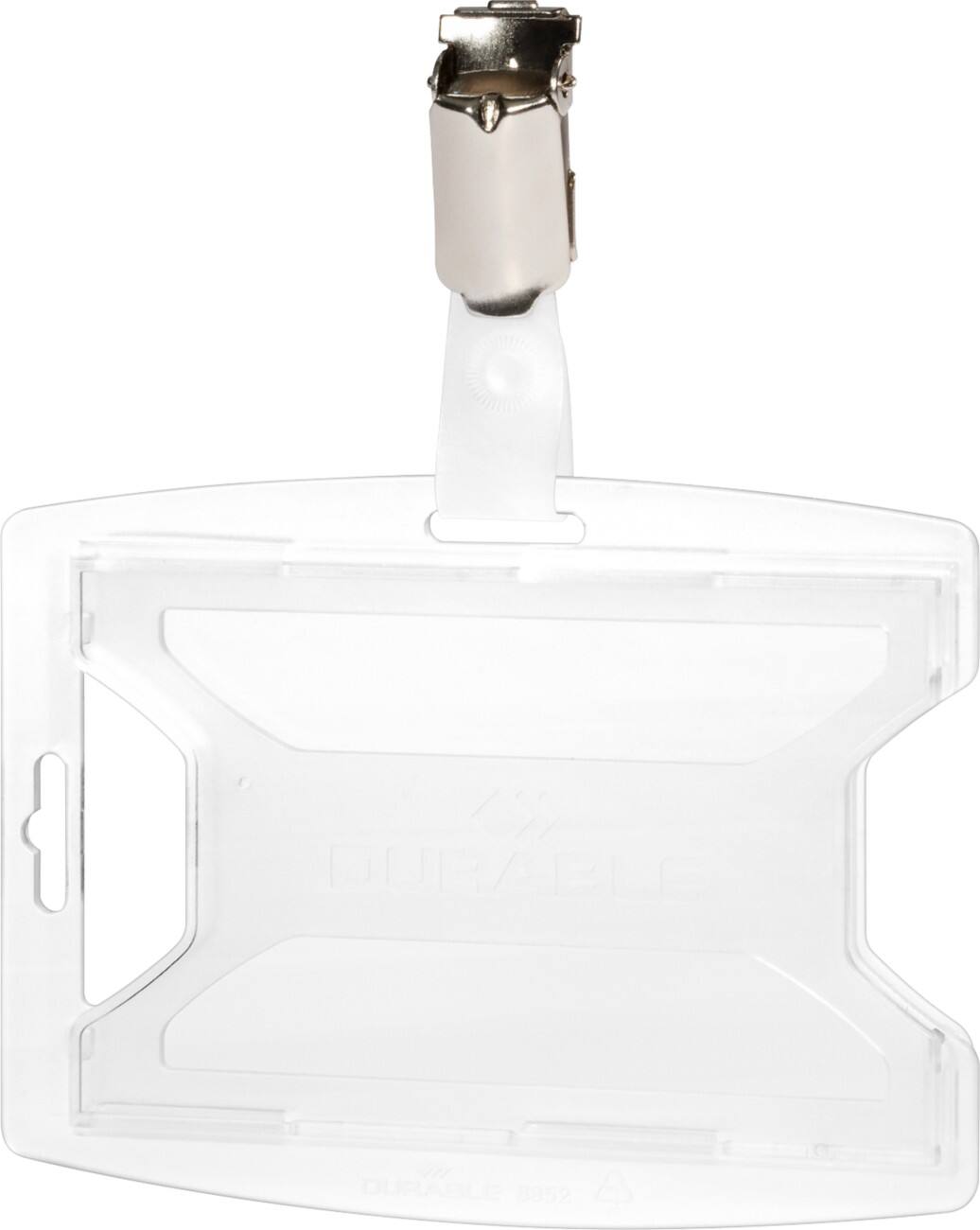 Porte-badge DURABLE Clip 10 x 0,84 x 11,8 cm PP (Polypropylène) 25 unités