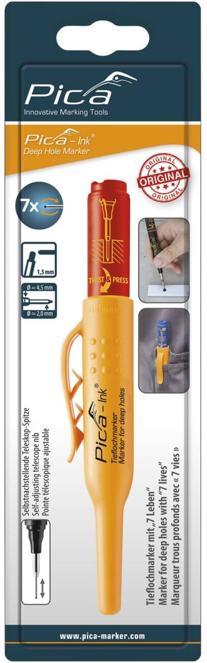 Marqueur pour trous profonds Pica 150/40 Permanent