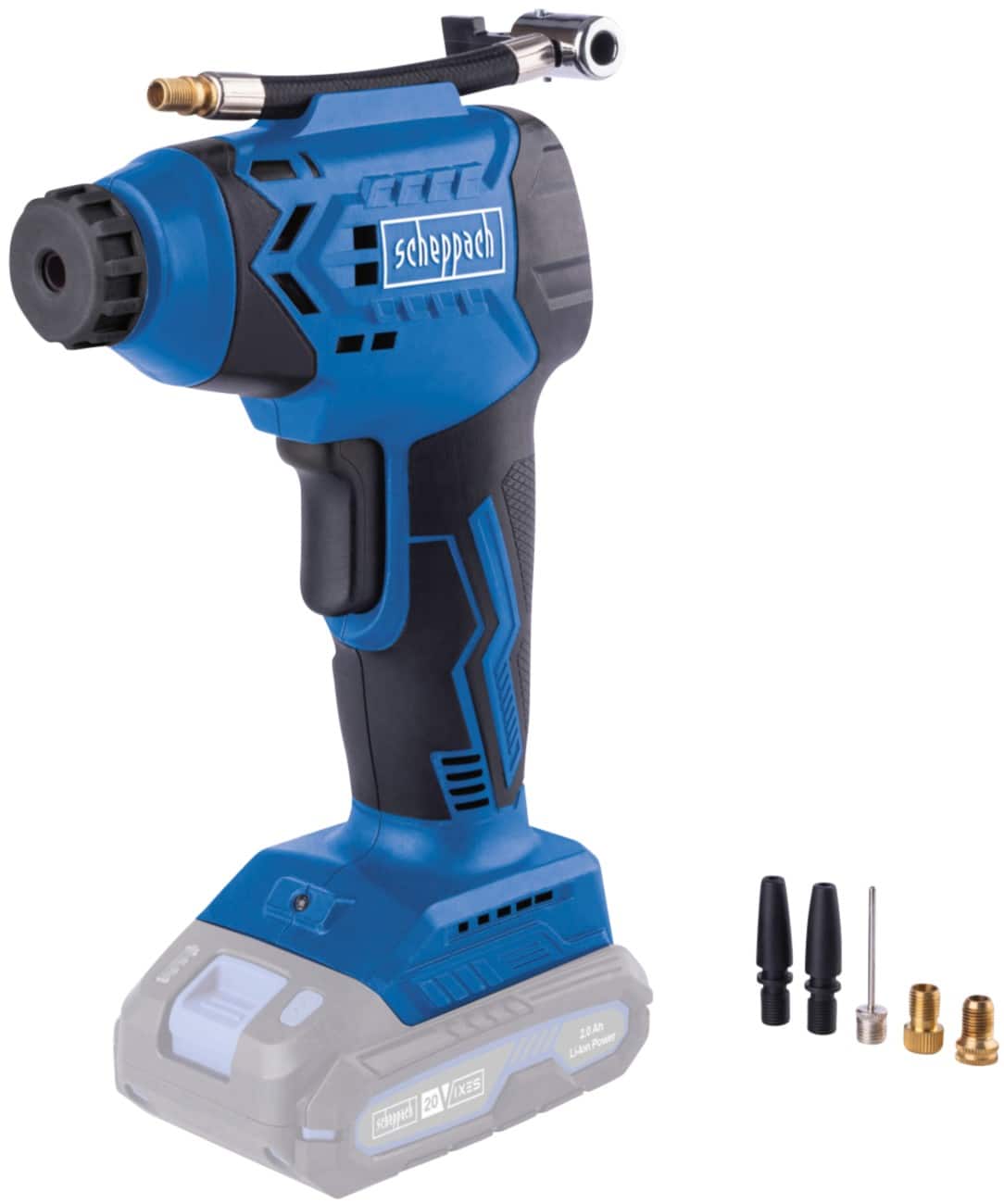 Compresseur d'air scheppach IXES Sans fil 20 V C-AC20-X