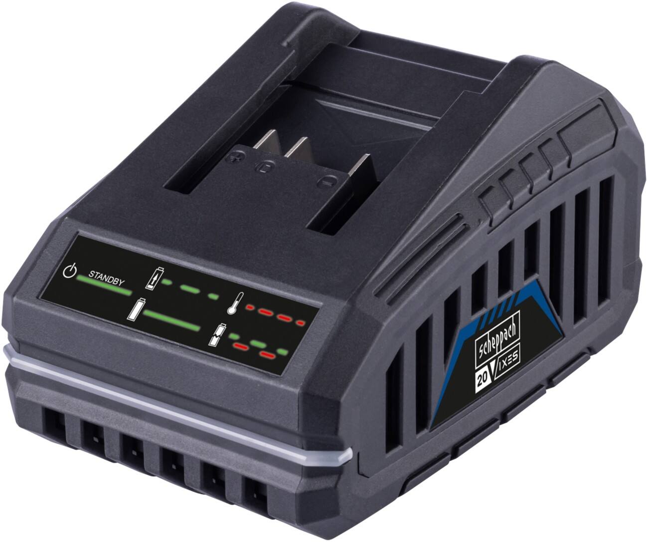 Chargeur de batterie scheppach IXES 20 V SBC2.4A