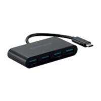 Hub USB-C Kensington CH1200 K33616WW 10 Gbps 4 ports USB-A femelle vers 1 port USB-C mâle Noir