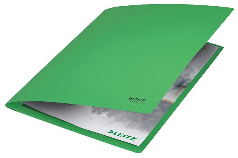 Farde à lamelle Leitz Recycle 3904 A4 CO² compensé Vert Carton 100 % recyclé