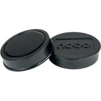 Aimants pour tableau blanc Nobo 1915305 38 mm Rond Noir 10 unités