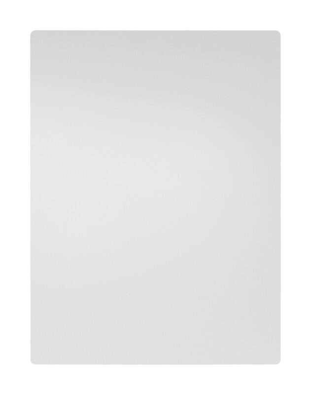 Tableau blanc Nobo Frameless Montage mural Magnétique Acier Laqué Simple face 45 (L) x 60 (H) cm