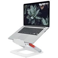 Rehausseur ergonomique et multiangles Leitz Ergo 6424 Pour ordinateur portable Hauteur ajustable Jusqu'à 15" Blanc