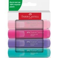 Surligneur Faber-Castell Textliner 46 Assortiment Moyen Biseauté 1 - 5 mm 4 Unités