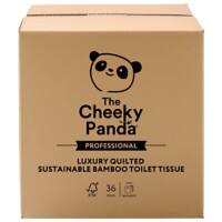 Papier toilette The Cheeky Panda Toilet Roll 3 épaisseurs LQTOILT36 36 rouleaux de 160 feuilles