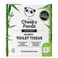 Papier toilette The Cheeky Panda Toilet Roll 3 épaisseurs PFTOILT9X5 9 rouleaux de 200 feuilles