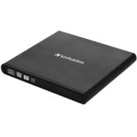 Graveur DVD/CD externe Verbatim Slimline Mobile USB 2.0 Noir