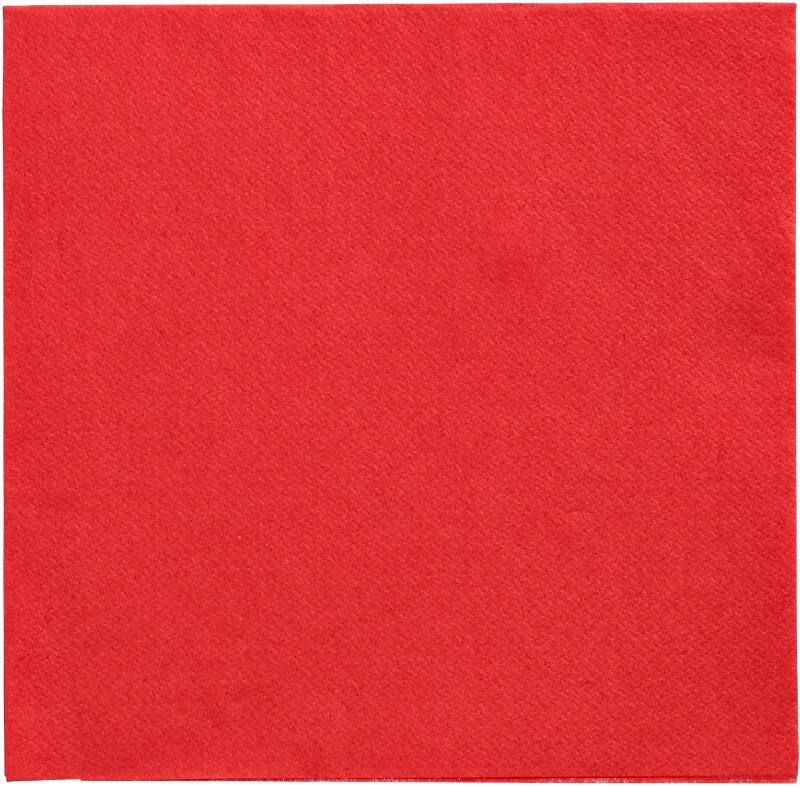 Serviettes PAPSTAR Rouge 32 x 32 cm 150 Unités 