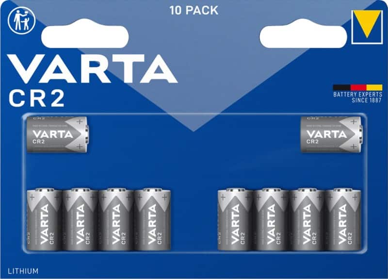 Piles VARTA 6206 CR2 Lithium (Li) 3 V 10 unités