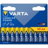 Piles VARTA High Energy LONGLIFE Power 10 unités