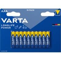 Piles VARTA LONGLIFE Power 10 unités