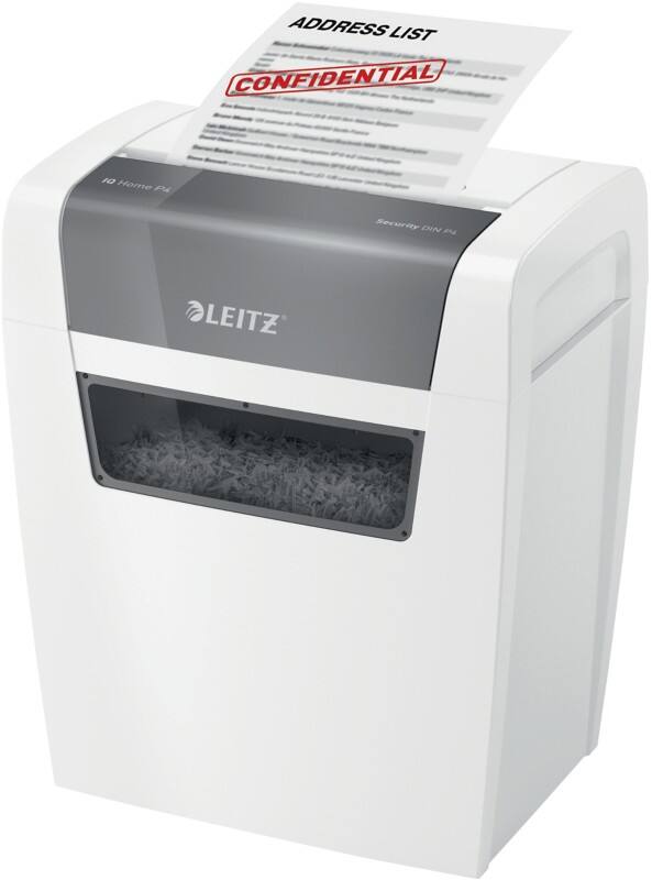 Destructeur de documents Leitz IQ 7 Feuilles Coupe croisée Niveau de sécurité P-4 15 L 80340000