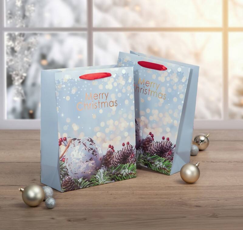 Sac cadeau Sigel Large Papier Multicolore 26 x 12 x 33 cm 5 Unités