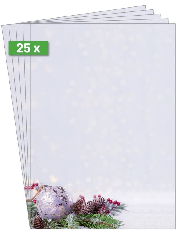 Lettre à en-tête Sigel Christmas A4 Multicolore 90 g/m² 25 Unités