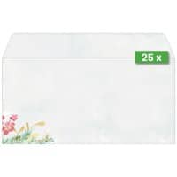 Enveloppes Sigel Christmas Aquarelle magie de Noël Papier 90 g/m² DL 25 unités