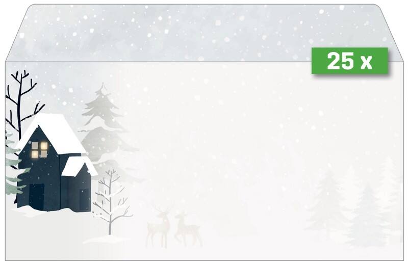 Enveloppes Sigel 2211,10,9 cm Gris 25 Unités