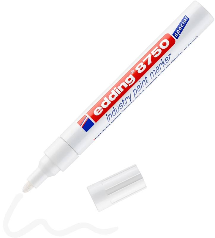 Marqueur peinture edding E-8750 Permanent Blanc Ogive - 4 mm