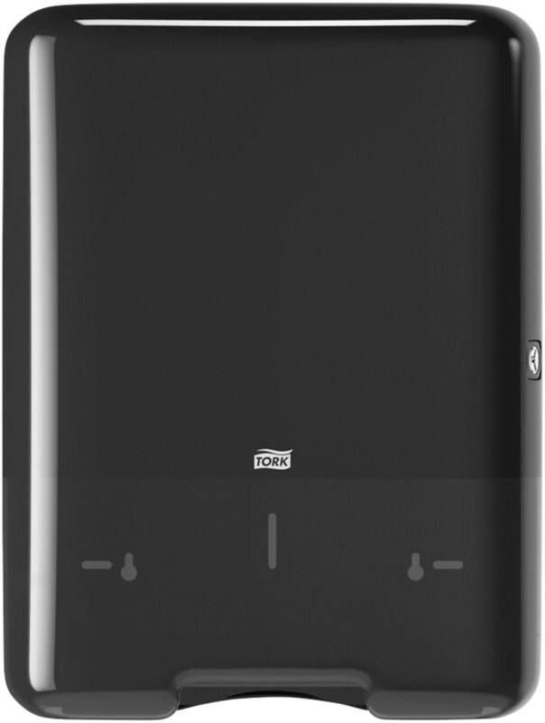 Distributeur d'essuie-mains Tork Elevation 553008 H3 Plastique Verrouillable Manuel Noir