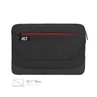 Housse pour ordinateur portable ACT 14,1" 38 x 2 x 37 cm PL (Polyester) Noir