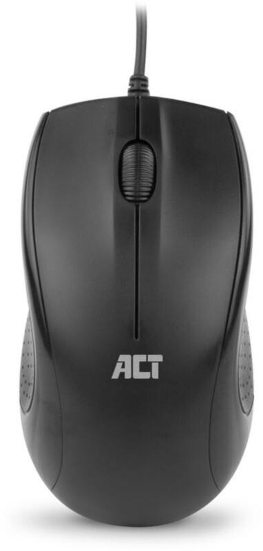 Souris ACT AC5006 Avec fil Noir Adapté pour les gauchers