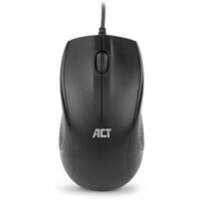 Souris ACT AC5006 Avec fil Noir Adapté pour les gauchers
