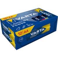 Piles VARTA LONGLIFE Power AA 2960 mAh Alcaline 12 unités
