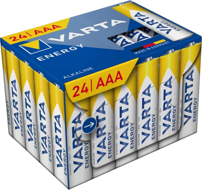 Piles VARTA 4103 AAA Alcaline 1.5 V 24 Unités
