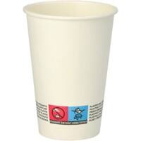 Gobelets jetables PAPSTAR 180 ml Blanc 92 mm 2500 Unités