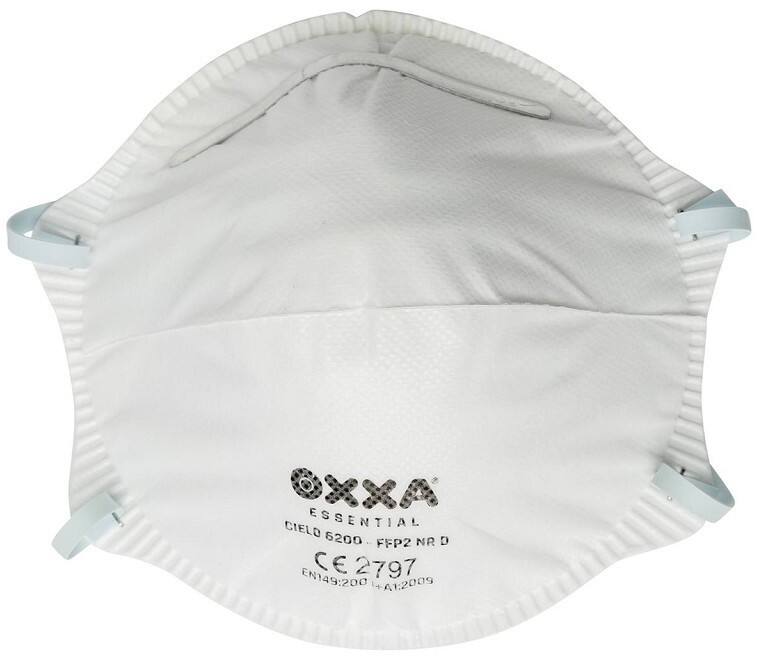 Masque antipoussière Oxxa 6200 Blanc 20 Unités