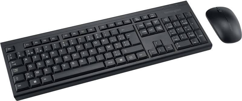 Clavier et souris Kensington EQ Sans fil AZERTY Noir KM150 2 unités