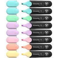 Surligneur Schneider Job Multicolore Large Fin 5 mm 8 unités
