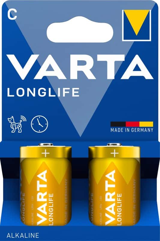 Piles VARTA Longlife LR14 Alcaline 2 Unités