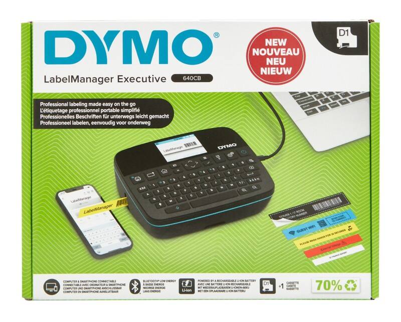 Imprimante d’étiquettes DYMO LabelManager Executive 640 CB Thermique AZERTY Noir