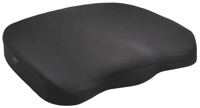 Coussin de siège Kensington K55805WW ergonomique à mémoire de forme lavable 470 x 72 x 410 mm noir