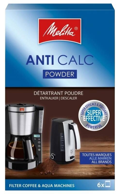 Détartrant Melitta Anti Calc Poudre 6 Unités