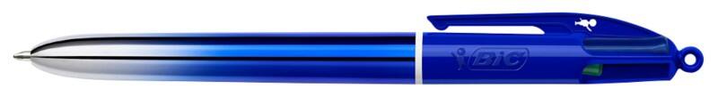 Stylo-bille BIC 4 couleurs Bleu, noir, rouge, vert 0,32 mm Moyen Bille Rechargeable