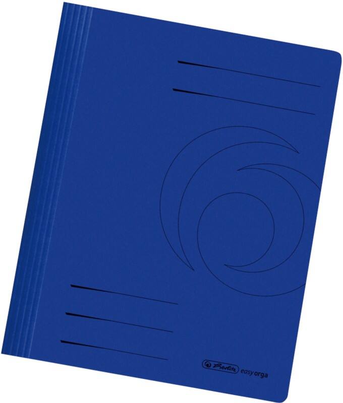 Farde à lamelle herlitz A4 Bleu foncé Carton 10 unités