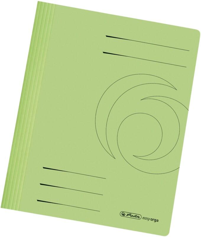 Farde à lamelle herlitz A4 Vert clair Carton 10 unités