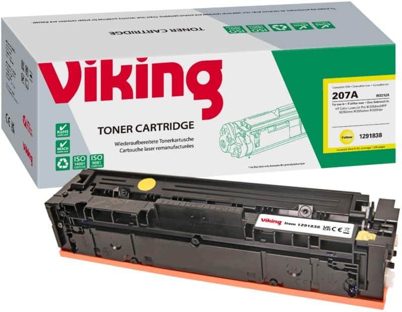 Toner Viking 207A Compatible HP W2212A Jaune