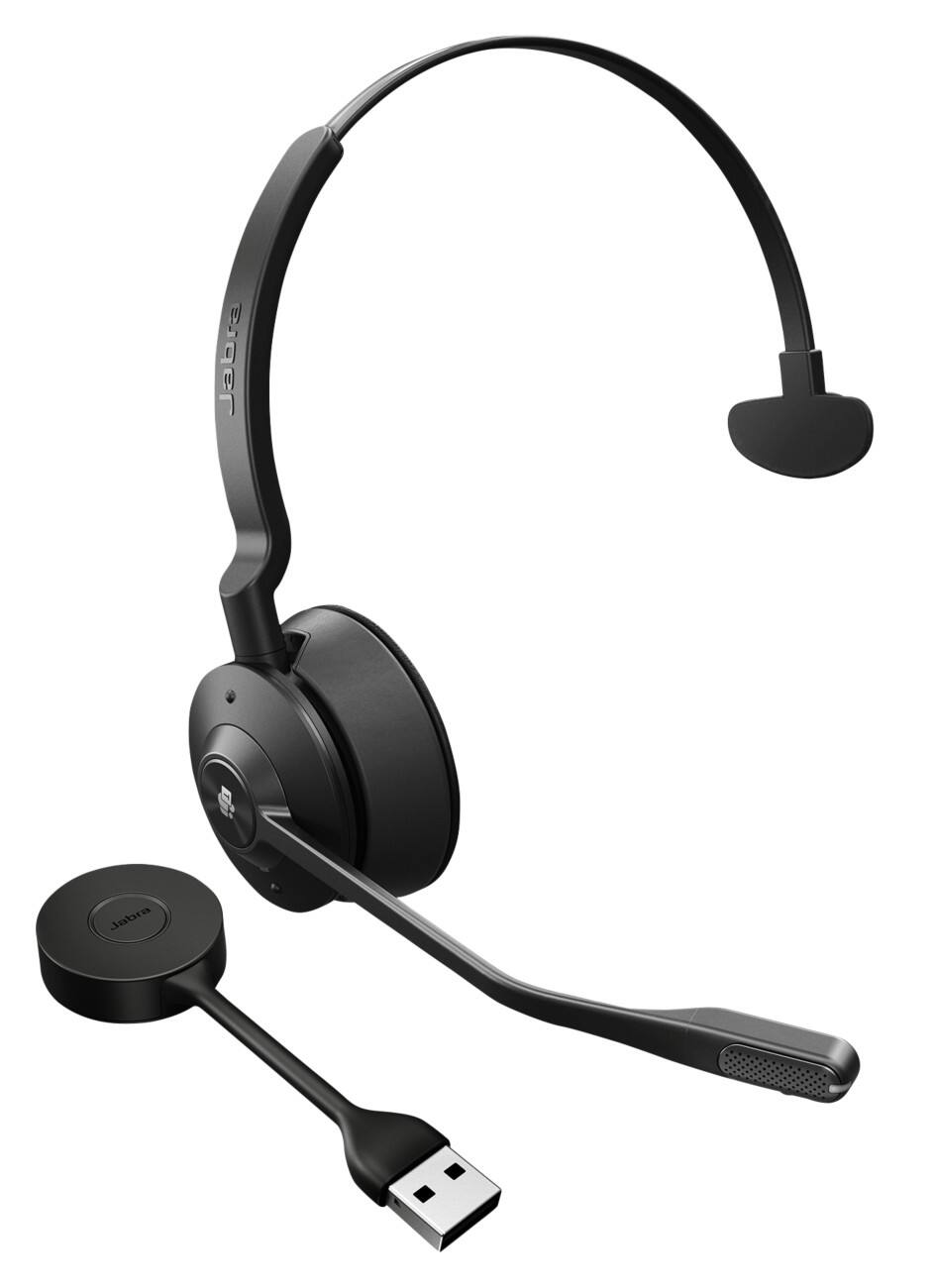 Casque audio Jabra Engage 5 Avec fil / Sans fil Mono Sur tête Bluetooth Noir